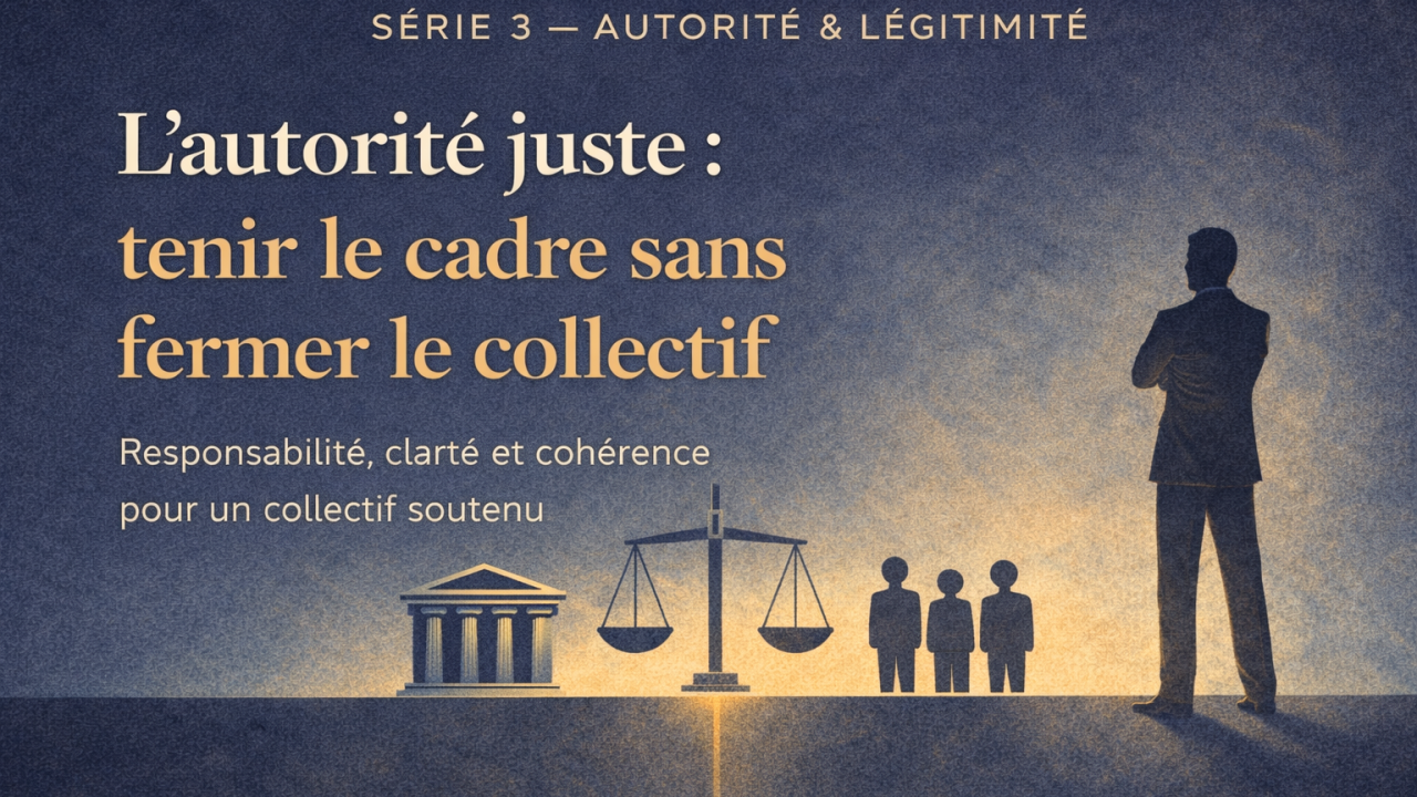 L’autorité juste : tenir le cadre sans fermer le collectif