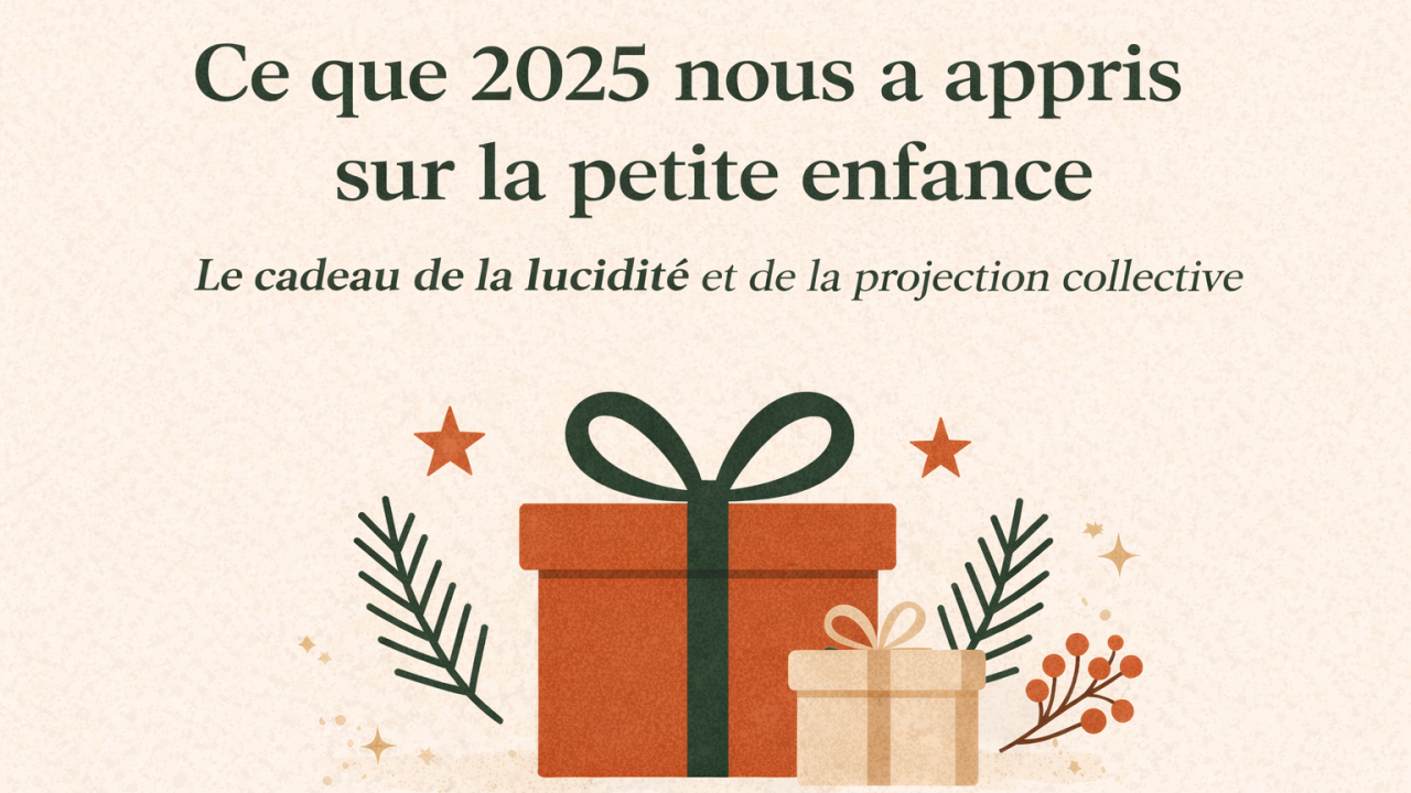 Le cadeau de la lucidité et de la projection collective : Ce que 2025 nous a appris sur la petite enfance