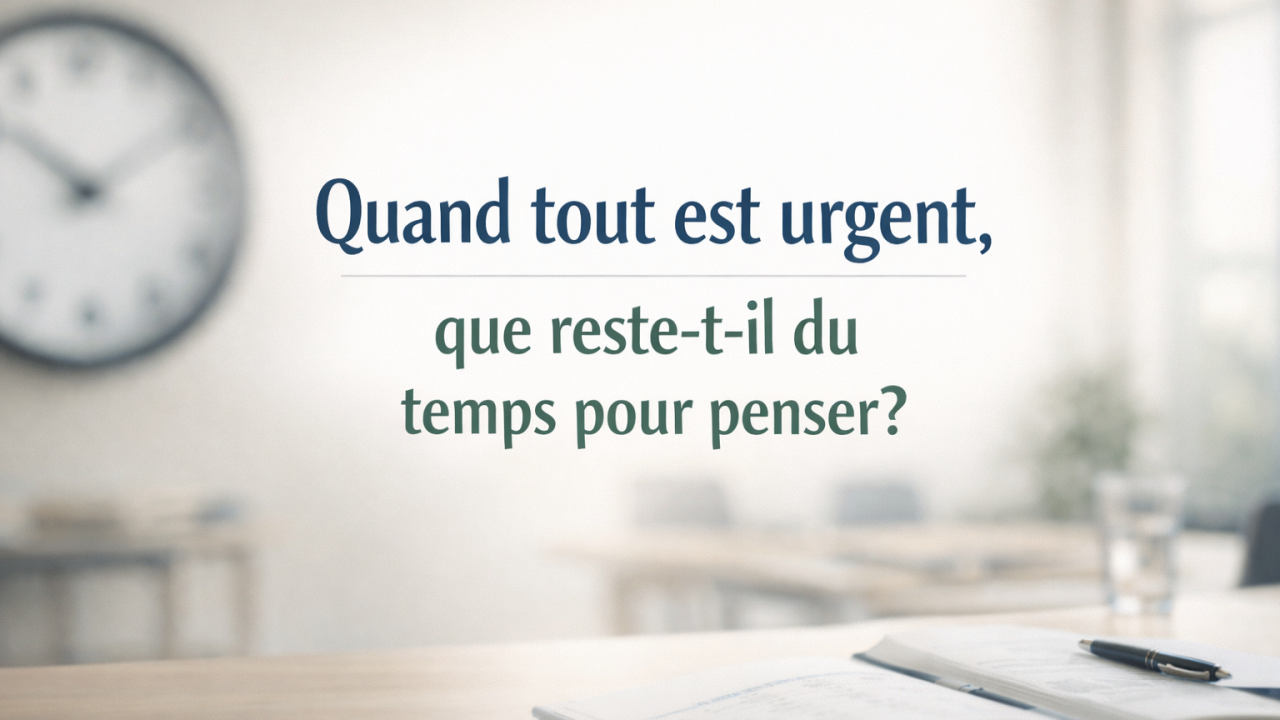 L’urgence permanente : une norme managériale qui abîme la qualité d’accueil