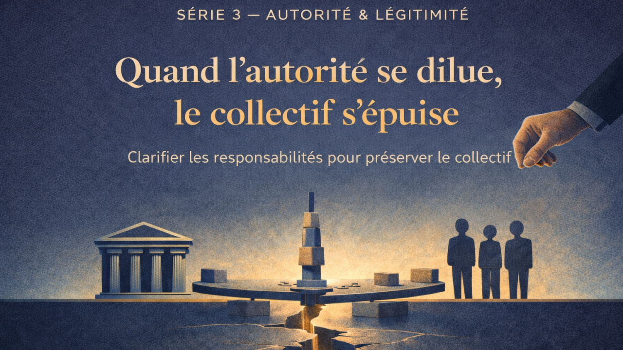 Quand l’autorité se dilue, le collectif s’épuise