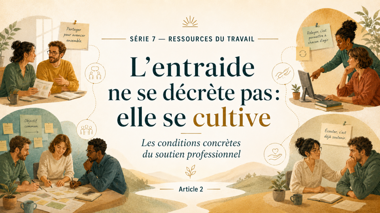 L’entraide ne se décrète pas : elle se cultive