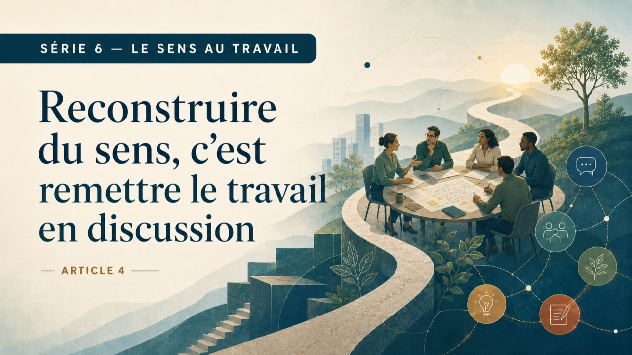 Reconstruire du sens, c’est remettre le travail en discussion